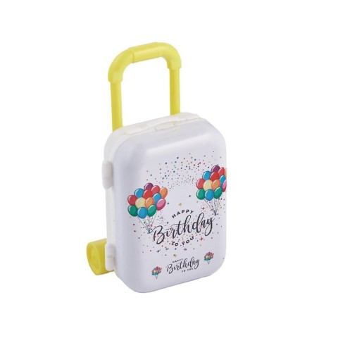 TROLLEY MINI HAPPY BIRTHDAY 9CM.